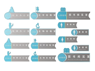 现代标识标牌 2D医院指示牌 医院诊所标识牌 医院诊所导视牌 医院门诊门牌 医院诊所科室牌
