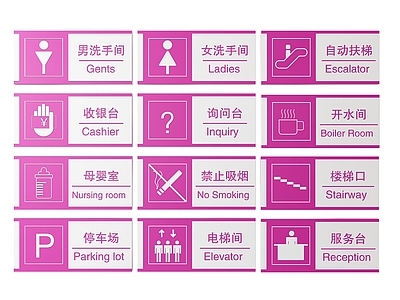 现代标识标牌 2D超市指示牌 超市分区标识牌 超市商场导视牌 超市商场导购牌 超市商场提示牌