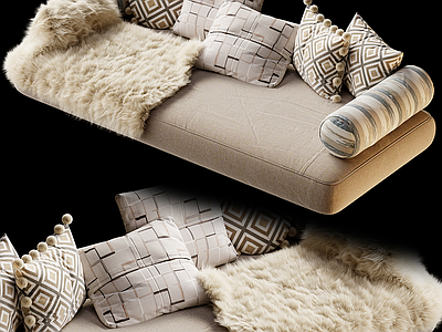 现代奶油飘窗 飘窗坐垫 飘窗抱枕 飘窗靠枕 软垫 沙发垫