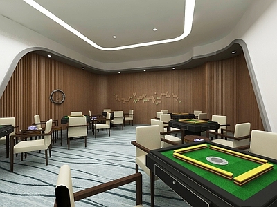 现代棋牌室 棋牌室