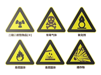现代标识标牌 2D工厂指示牌 工地安全标识牌 工地安全导视牌 工地安全提示牌 工厂工地警示牌