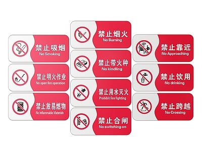 现代标识标牌 2D工厂指示牌 工地安全标识牌 工地安全导视牌 工地安全提示牌 工厂工地警示牌