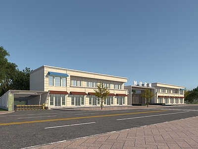 现代新中式商业街 现代商业建筑 新中式沿街商业 现代简约商铺 现代商业地库入口 新中式车库出入口