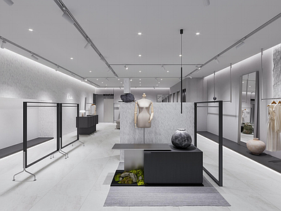 现代服装店 女装店 箱包店