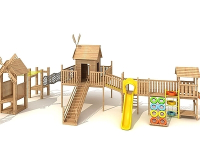 现代娱乐器材 木质拓展