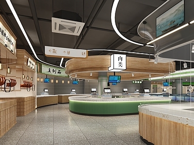 现代商场 农贸市场 商场