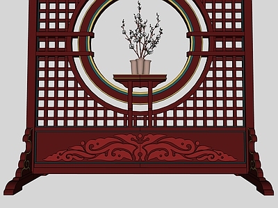 中式其他架子 古风屏风 唐宋风