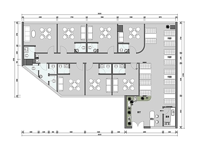 新中式茶馆 棋牌室 麻将室 会所 休闲中心 施工图