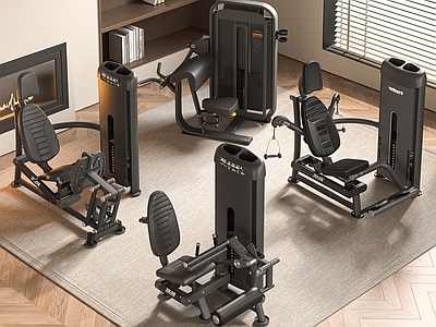 运动器材 健身器材 力量训练器 坐姿推胸 多功能健身器材