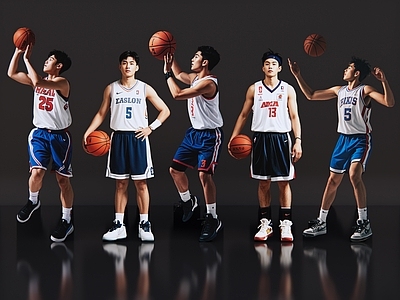 男人 2D现代运动人 篮球运动 篮球帅哥 现代人物 运动人物