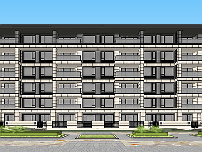 新中式轻奢多层住宅 新中式住宅 新中式多层住宅 新中式花园洋房 新中式洋房