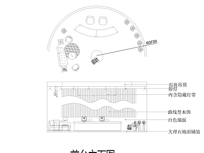 现代其他工装空间 办公室 公共空间 办公空间 施工图