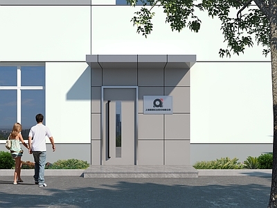 现代门头 办公室门头