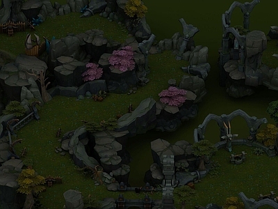 现代办公大厅 英雄联盟游戏场景