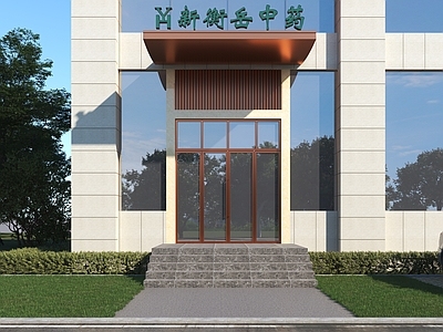 现代门头 办公室门头