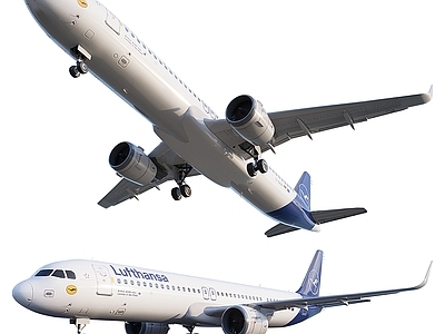 飞机 空客 A320 汉莎航空飞机 客机
