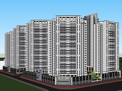 现代高层住宅 住宅