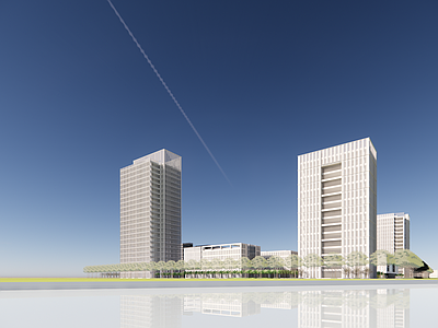 现代其他商业建筑 现代科技产业园