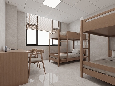 新中式宿舍 员工宿舍高低床