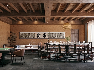 复古中式包厢 餐厅包厢 酒店包厢 仿古包厢
