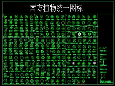 现代综合景观图库 南北方植物图库 园林绿化图库 植物绿化 施工图
