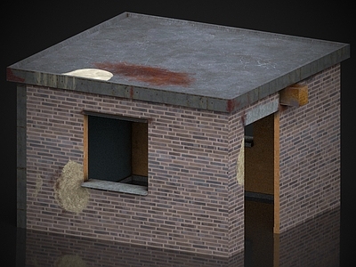 现代其他文体建筑 老房子 房屋 房子 红砖房