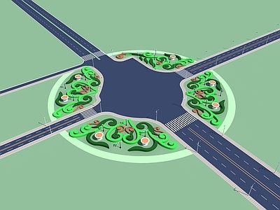 现代其他景观 现代 路 景观