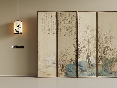 新中式屏风 新中式屏风隔断