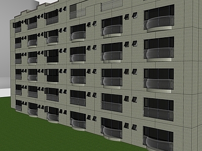 现代新中式宿舍 建筑