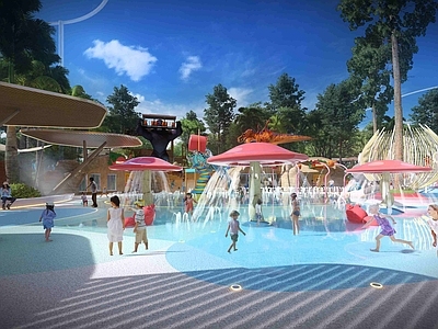 现代儿童游乐区 世界之窗水世界 恐龙乐园 水上乐园 游乐