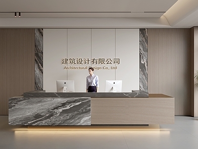 现代前台 公司前台 民宿前台 酒店前台 美容院前台 服务台