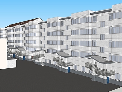 现代多层住宅 南京老旧小区改造