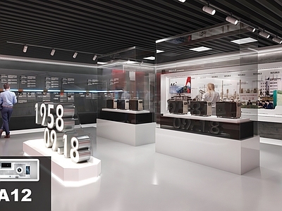 新中式现代其他工装空间 展 施工图
