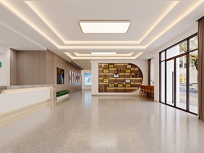 现代医院 现代口腔医院大厅 医院前台 口腔诊室