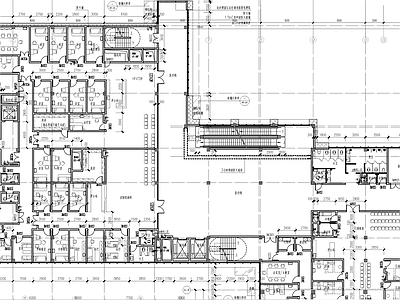 现代医院建筑 传染病大楼 施工图