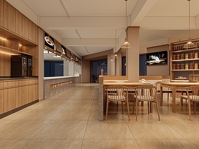新中式快餐店 拉面馆 兰州拉面