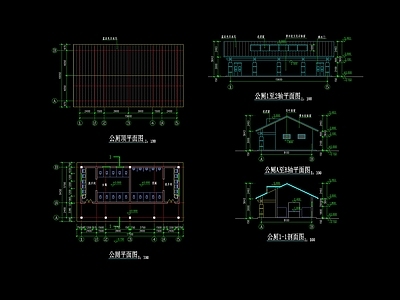 公厕 公厕 公共厕所 户外公厕 公用公厕 施工图