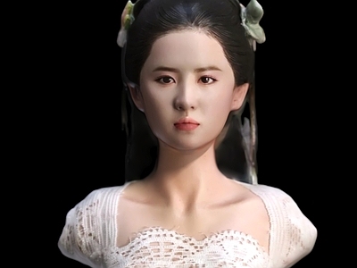现代雕塑摆件 刘亦菲手办 摆件 玩偶 装饰品 公仔