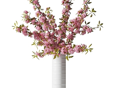 新中式现代花艺 花瓶 花艺 花束 樱花