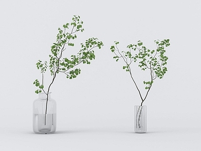 现代佛龛 日式水生植物