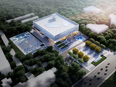 现代体育建筑 全民健身中心