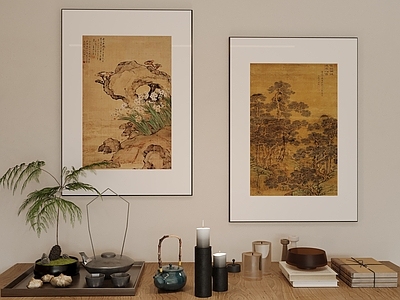 现代中古摆件组合 中古风摆件组合