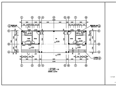 现代其他公共建筑 乡村舞台 施工图