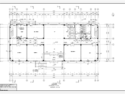 现代简约办公楼建筑 多层办公楼 施工图