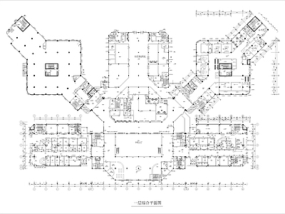 现代医院 医院门诊 病房 手术室 施工图