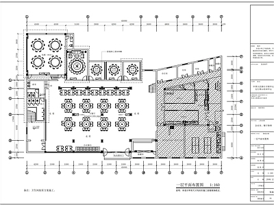 现代其他餐饮空间 餐厅内装图 施工图
