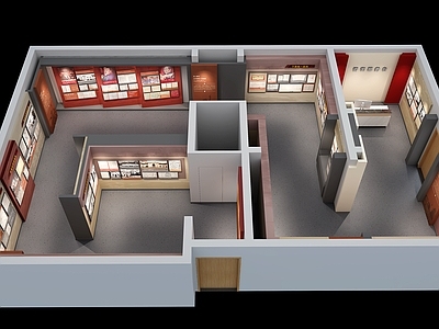 现代博物馆 党建展厅 党建荣誉室 统战教育馆