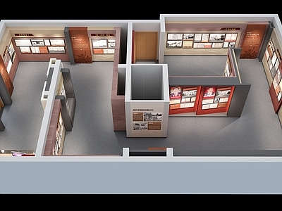 现代博物馆 党建展厅 党建荣誉室 统战教育馆
