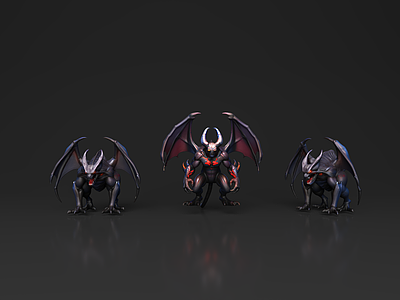 飞行类动物 蝙蝠 蝙蝠兽 恶魔类 吸血魔 角色怪物 石像鬼 魔兽 妖魔 飞行角色 动物角