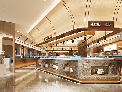 现代自助餐厅 烤肉店 火锅店